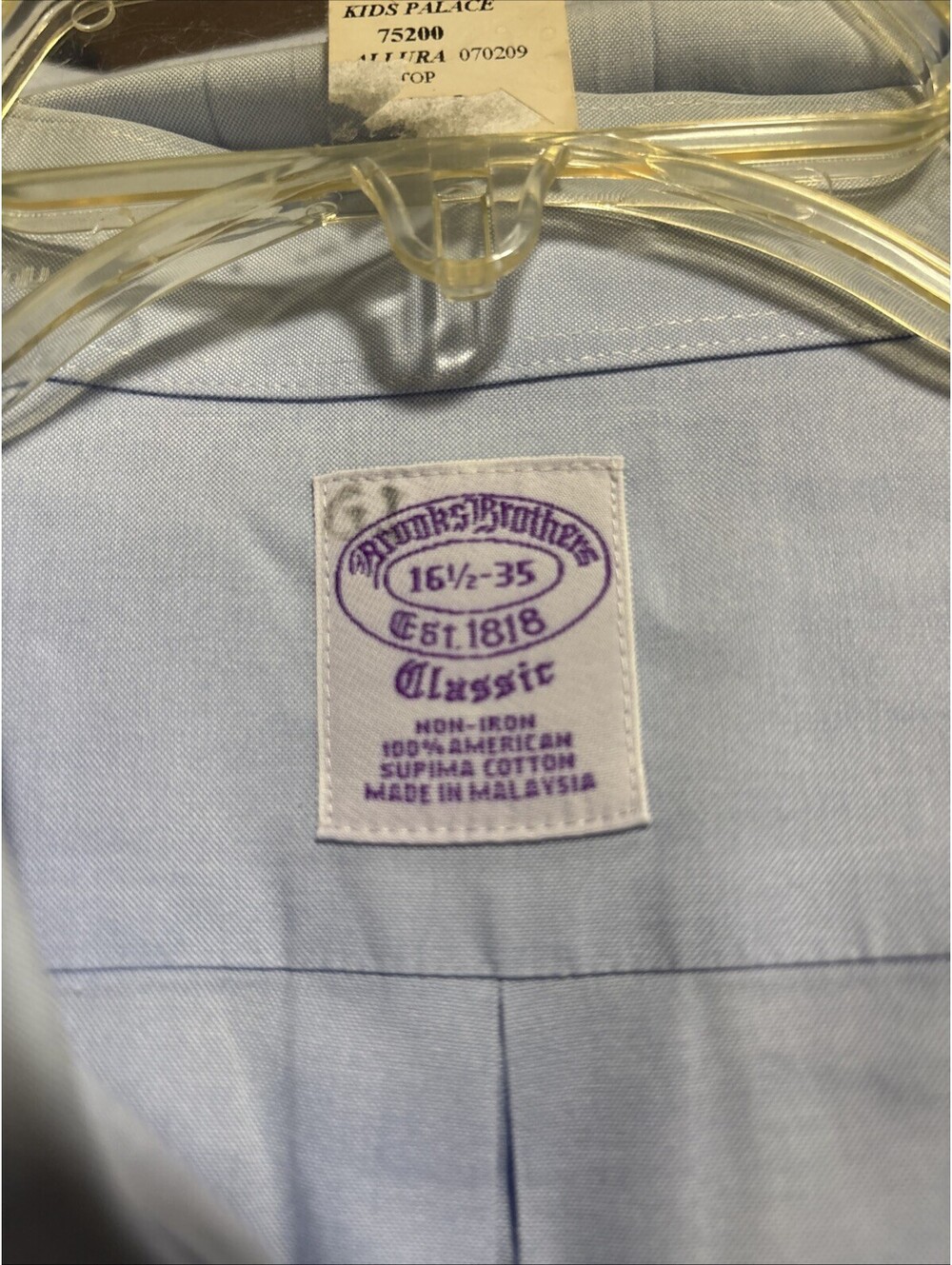 Brooks Brothers Men's Dress Shirt 16-35